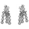 Boucles d'oreilles Boucles d'oreilles pendantes en or blanc et diamants. 58 Facettes 25541