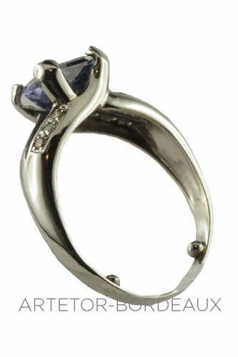Bague 53 Bague tanzanite et diamants 58 Facettes 20061