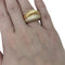Bague 49 Bague OJ Perrin, "Verona", double jonc en or jaune et brillants. 58 Facettes 26778-1