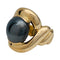 Bague 51 Bague vintage en or jaune et hématite. 58 Facettes 29406