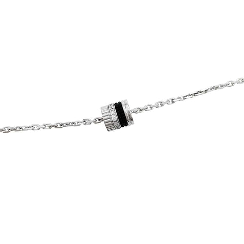 Bracelet Bracelet Boucheron "Quatre Black Edition" en or blanc, diamants. 58 Facettes 30224