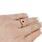 Bague 51 Bague Tiffany&Co. marguerite en or jaune diamants et saphir. 58 Facettes 30403