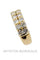 Bague 53 Demi alliance double 58 Facettes 33881