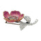 Broche Broche "Eglantine" Boucheron en or et platine, émail et diamants. 58 Facettes 26763