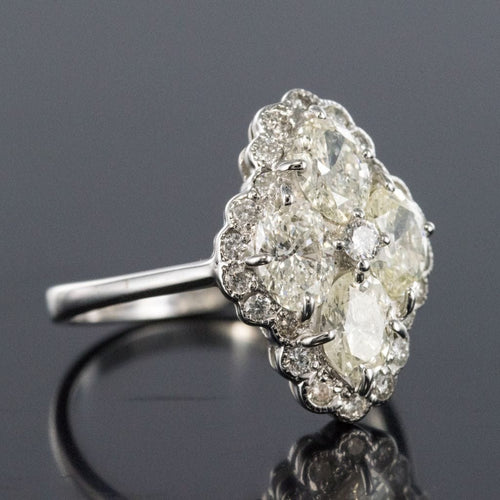 Bague 52 Bague Diamants esprit marquise 58 Facettes 11-166-4023110-52