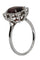 Bague Bague marguerite grenat et diamants 58 Facettes 037211