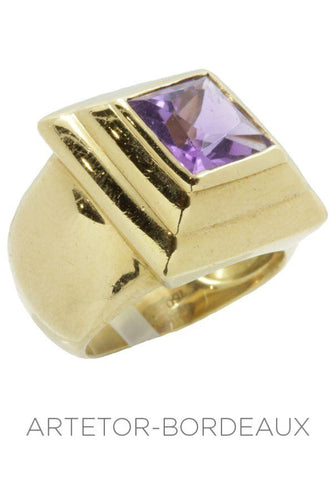 Bague 48 Bague améthyste 58 Facettes 17251