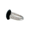Bague 51 Bague Pomellato "Capri" en or blanc, diamants et jais. 58 Facettes 30411