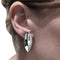 Boucles d'oreilles Boucles d'oreilles navette en or blanc. 58 Facettes 28446