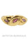 Bague 56 Bague moderne pierres fines et rubis 58 Facettes 3501
