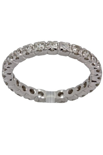 Bague 55.5 Alliance diamants 58 Facettes 36881-1