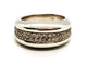 Bague 54 Bague Jonc Or blanc Diamant 58 Facettes 1126576CN