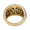 Bague 51 Bague Poiray en or jaune pavée de diamants et saphirs roses. 58 Facettes 29851