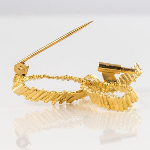 Broche Broche noeud or jaune 58 Facettes 20-235