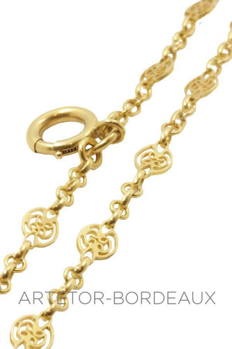 Collier Sautoir ancien filigrane 58 Facettes 23411