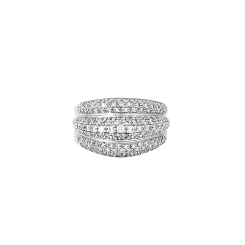 Bague 57 Bague Dôme Diamants 58 Facettes B907