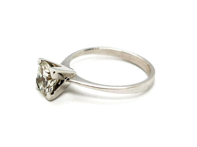 Bague 52 Bague Solitaire Or blanc Diamant 58 Facettes 1155279CN