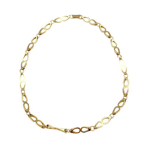 Collier Collier en or jaune maille fantaisie. 58 Facettes 26542