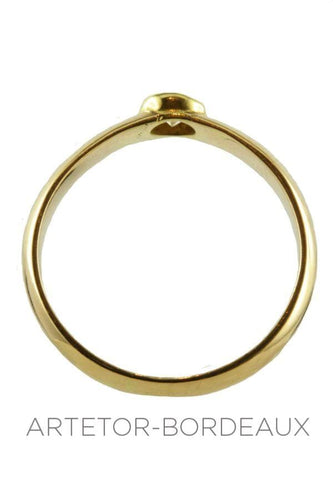 Bague 52 Solitaire moderne 0.20 carat 58 Facettes 22361