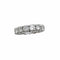 Bague 56 Alliance tour complet or blanc. 58 Facettes 30613