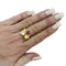 Bague 57 Bague toi et moi en or jaune, diamant et rubis. 58 Facettes 30192