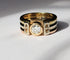 Bague Bague trois Ors sertie d'un diamant 58 Facettes 355
