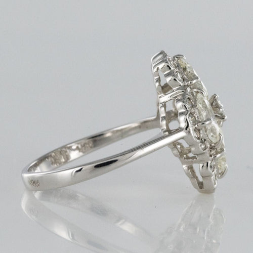 Bague 52 Bague Diamants esprit marquise 58 Facettes 11-166-4023110-52