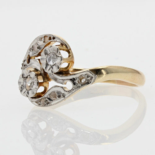 Bague 55 Bague ancienne de la Belle époque diamants 58 Facettes 19-523A-52