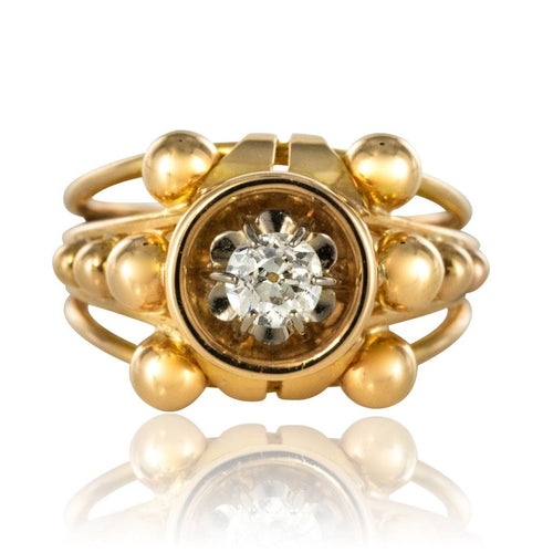 Bague 49 Bague diamant années 60 58 Facettes CV18-5420472-52