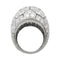 Bague 51 Bague Cartier "Serpentine" en platine et diamants. 58 Facettes 29166-1
