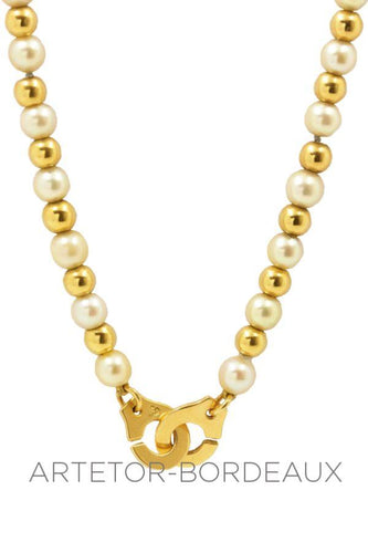 Collier Collier Dinh Van menottes 58 Facettes 1111