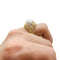 Bague 56 Bague Chanteloup en or jaune et platine, diamants. 58 Facettes 30209