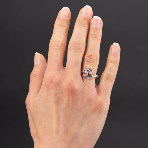 Bague 55 Bague ancienne de la Belle époque diamants 58 Facettes 19-523A-52