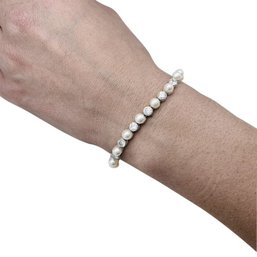 Collier Collier Van Cleef & Arpels transformable en platine, perles fines et diamants. 58 Facettes 30173