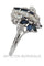 Bague 55 Bague saphirs et diamants 58 Facettes 33471