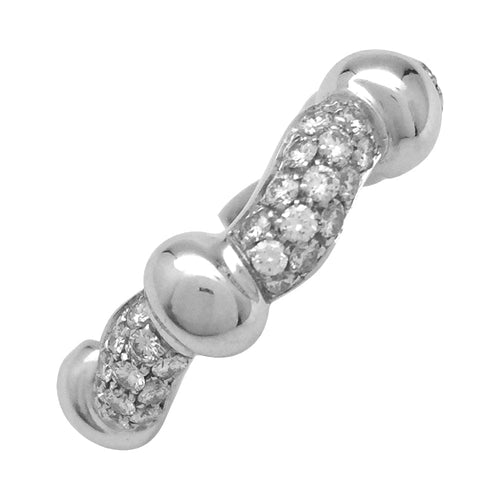 Bague 54 Bague Boucheron en or blanc, diamants. 58 Facettes 26168-1
