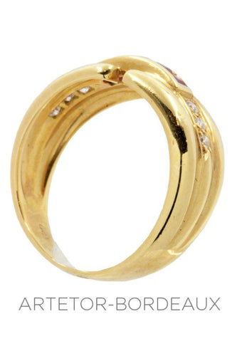 Bague 52 Bague rubis et diamants 58 Facettes 10931