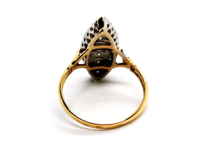 Bague 54 Bague Marquise Or jaune Diamant 58 Facettes 1186456CN