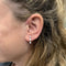 Boucles d'oreilles Boucles d'oreilles pendantes en or blanc et diamants. 58 Facettes 30143