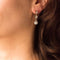 Boucles d'oreilles Boucles d'oreilles trembleuses diamants 19ème siècle 58 Facettes 18-145