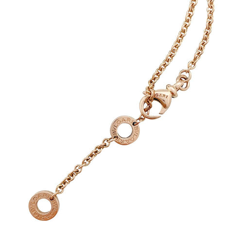 Collier Collier Bulgari, "Bulgari-Bulgari", en or rose, onyx et diamants. 58 Facettes 30068