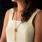 Collier Sautoir ancien or lisse et ciselé 58 Facettes 20-174