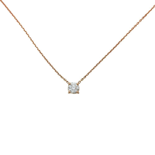 Collier Pendentif en or rose, diamant. 58 Facettes 29313