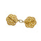 Boutons de manchette Boutons de manchette moucharabieh en or jaune 58 Facettes 30253