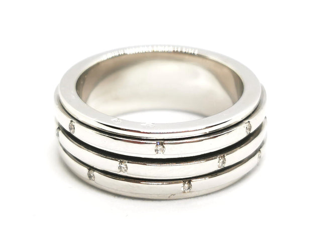 Bague 54 Piaget Bague Possession Or blanc Diamant 58 Facettes 1132944CN