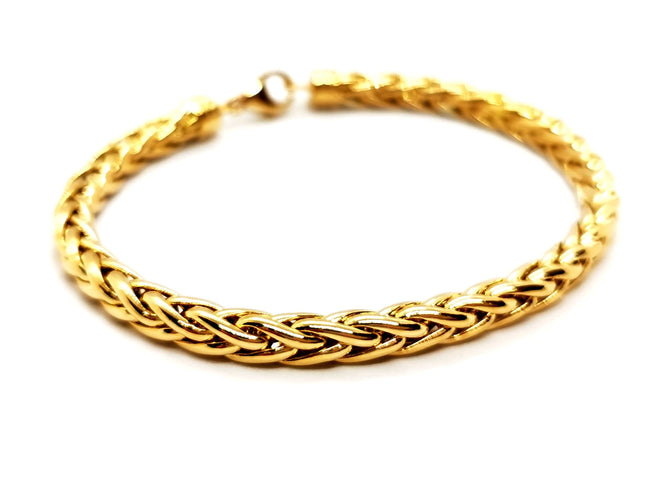 Bracelet Bracelet Maille palmier Or jaune 58 Facettes 1169902CN