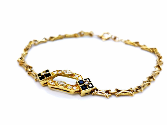 Bracelet Bracelet Or jaune Diamant 58 Facettes 968058CN