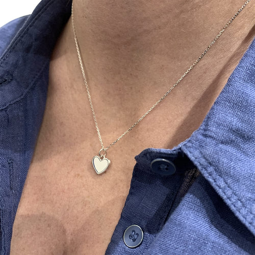 Pendentif Pendentif Poiray, collection "L'Attrape-coeur", or blanc, diamants. 58 Facettes 30353