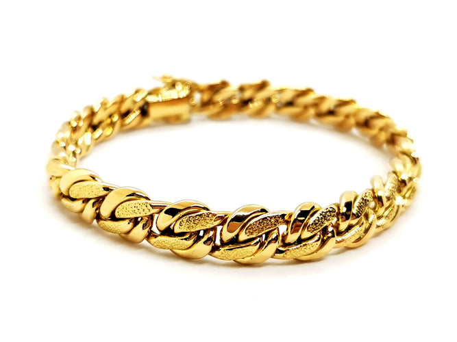 Bracelet Bracelet Maille anglaise Or jaune 58 Facettes 1171400CD