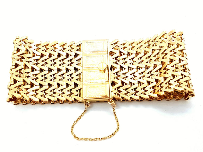 Bracelet Bracelet Manchette Or jaune 58 Facettes 00035CN